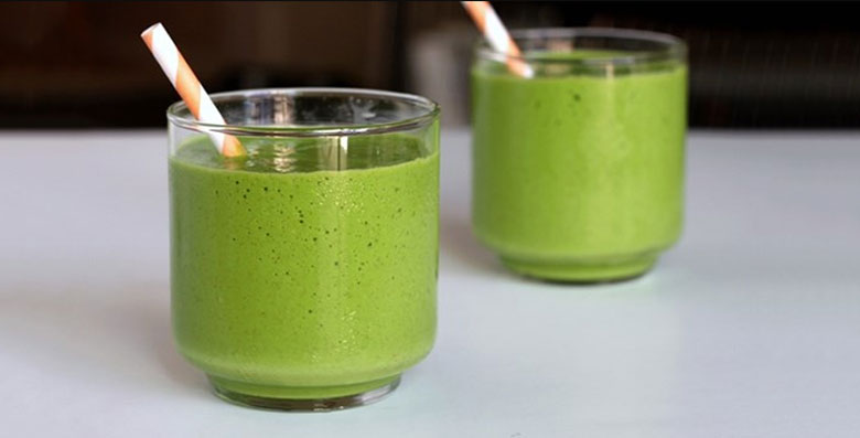 Cách làm nước ép diếp cá đậu xanh thành phẩm