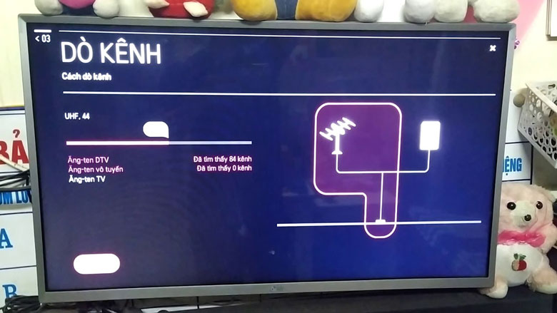 Cách khắc phục lỗi tivi lg không dò được kênh bị đổi tần số