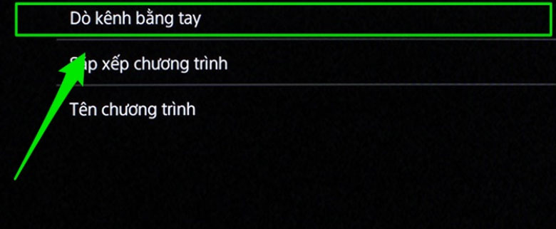 Khắc phục khi thực hiện cách dò kênh tivi không được: Cách 3