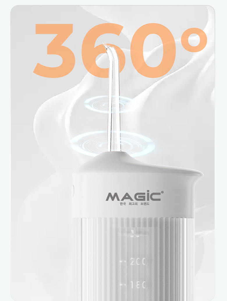 Máy tăm nước Magic B-02 đầu xoay 360