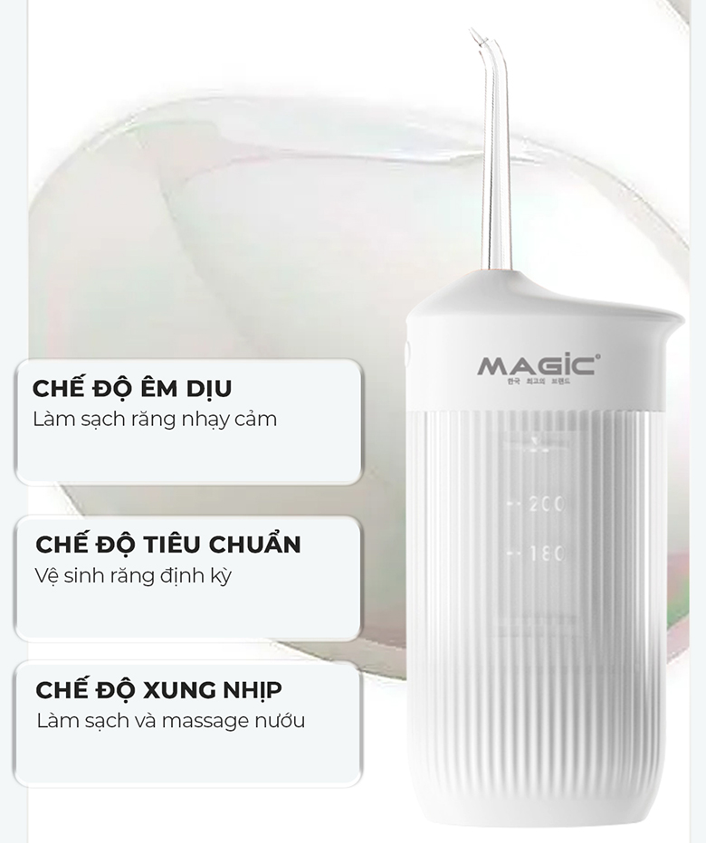 Tăm nước Magic B-02 3 chế độ