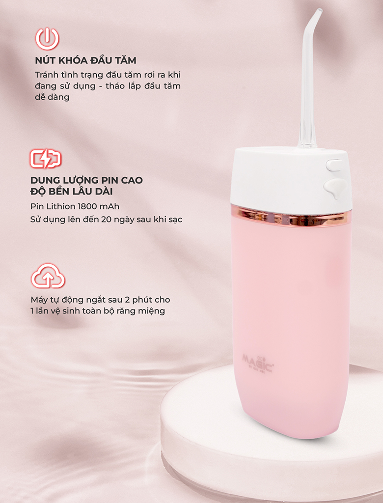 Tăm nước Magic Eco Pro-83 pin 20 ngày