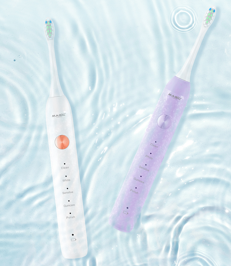 Bàn chải điện Magic B-26 tím chống nước