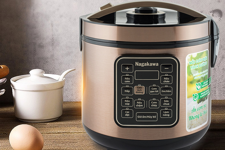 Thiết kế -Nồi cơm điện tách đường Nagakawa 1.8 lít NAG0120