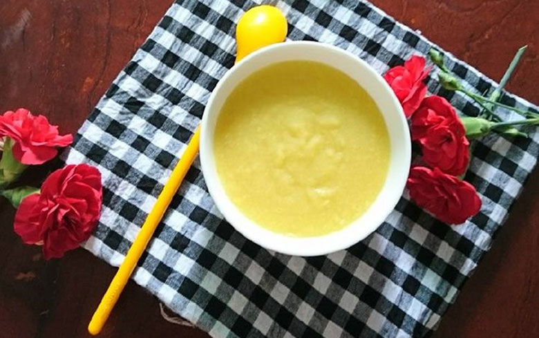 Cách nấu chè đậu xanh đánh hương vani: thành phẩm