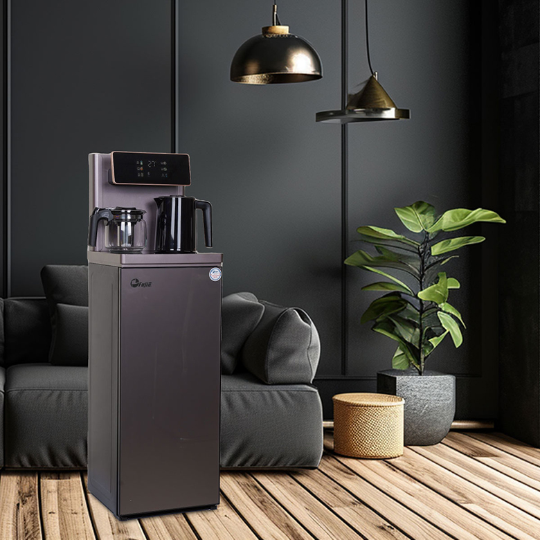 Cây nước nóng lạnh kết hợp bàn trà FujiE TB245 sang trọng