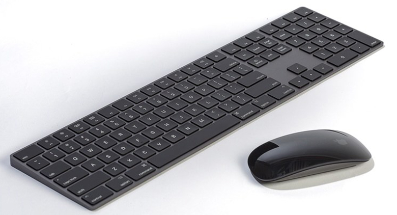 Bàn phim Apple Magic Keyboard with Numeric Keypad Space Grey MRMH2ZA/A full size rộng rãi