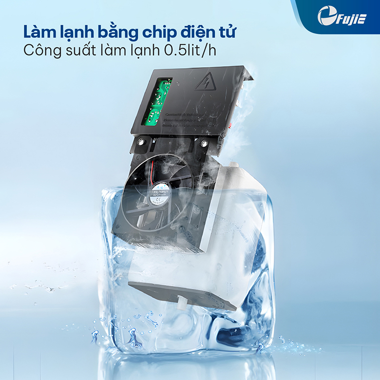 Cây nước nóng lạnh bàn trà FujiE TB238UV làm lạnh bằng chip