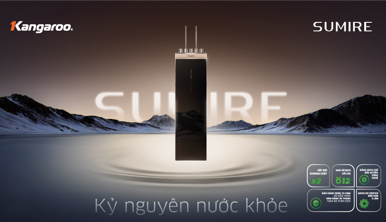 Máy lọc nước Kangaroo RO tích hợp nóng lạnh KGRP11A203E4