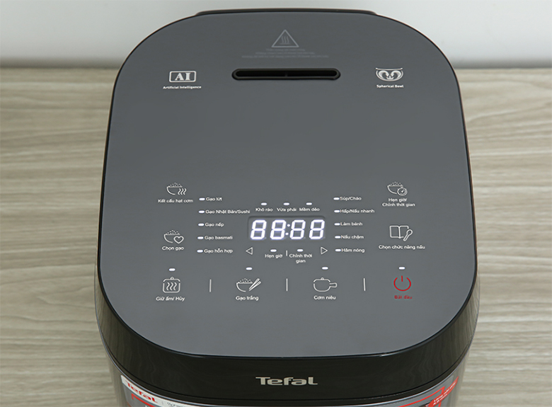 Bảng điều khiển điện tử - Nồi cơm điện tử Tefal Delirice Max 1.8 lít RK7778Y0