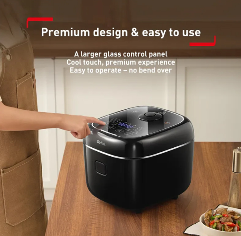 Nấu cơm ngon đều - Nồi cơm điện tử Tefal Delirice Max 1.8 lít RK7778Y0