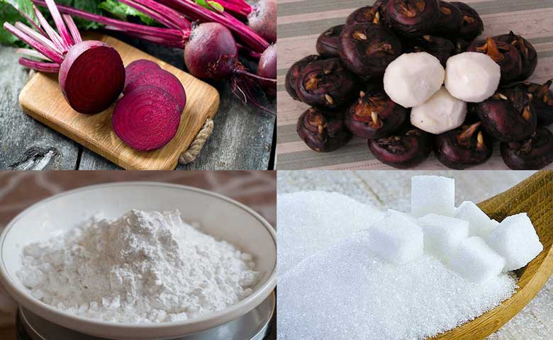 Cách làm củ năng trà sữa củ dền đỏ với nguyên liệu cần