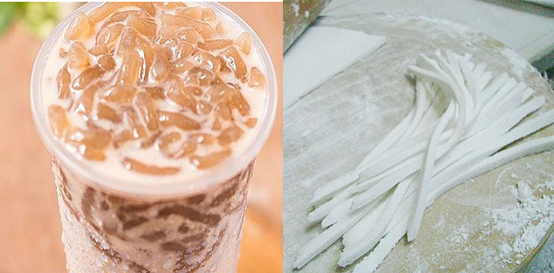Cách làm trân châu sợi cuối cùng thưởng thức cùng trà sữa