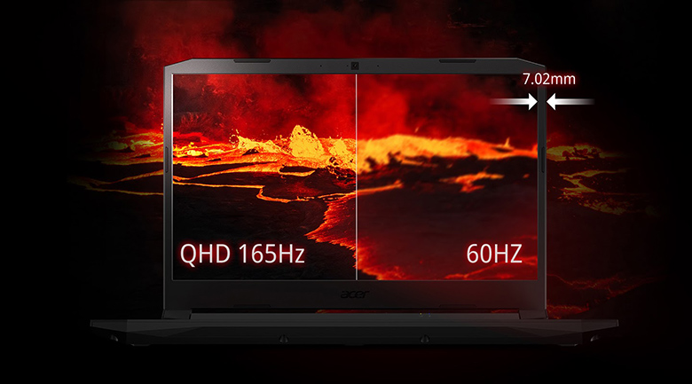 Màn hình QHD 165Hz với các hình ảnh đồ họa đỉnh cao