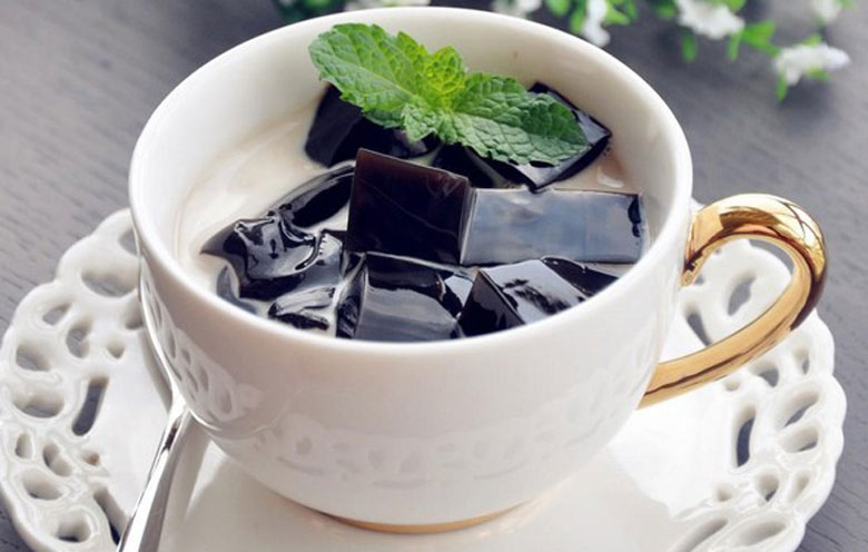 Cách nấu chè sương sáo: thành phẩm