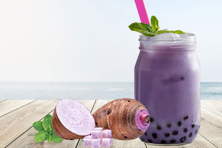 Cách làm trà sữa khoai môn tươi bạn nên thưởng thức ngay khi ra thành phẩm