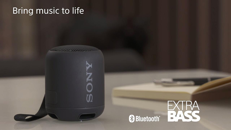 Loa Sony Bluetooth SRS-XB12/BC E màu Đen cho âm thanh sống động