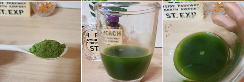 Trà sữa matcha đậu đỏ thực hiện bước tiếp pha matcha