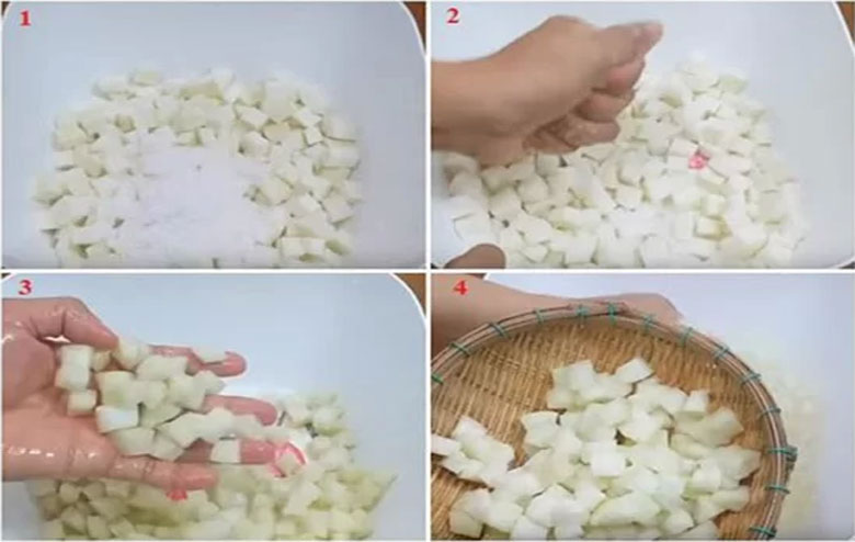 Cách nấu chè bưởi: Khử đắng cho cùi bưởi