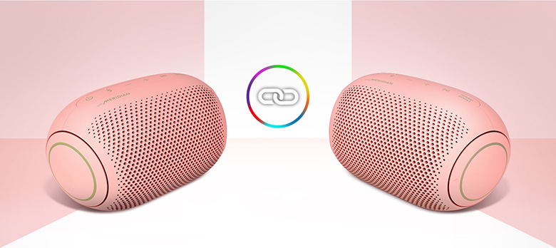 Loa Bluetooth LG Xboom Go  PL2P Pink (Bubble Gum) ghép nối 2 loa