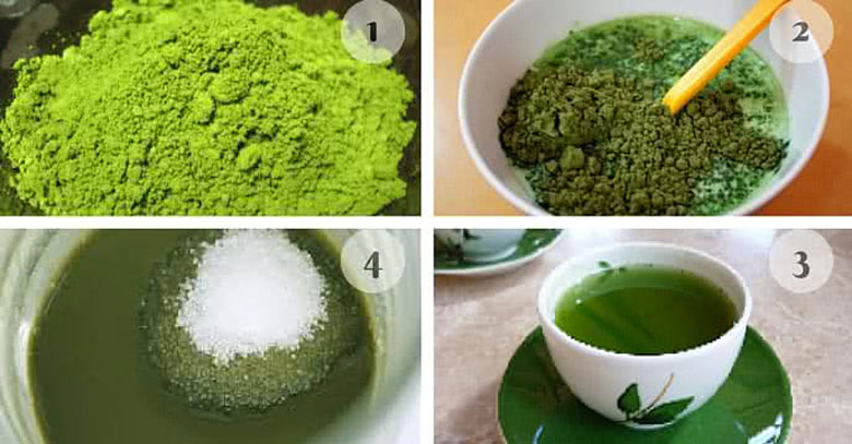 Cách làm trân châu matcha pha trà sữa matcha như sau