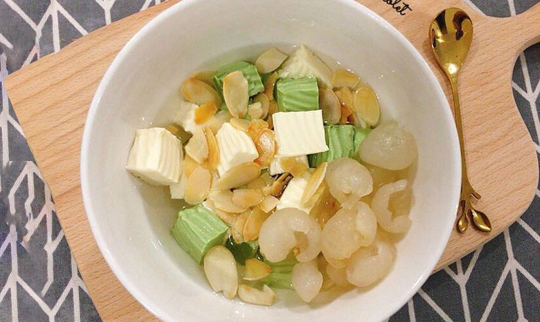 Cách làm chè khúc bạch: thành phẩm