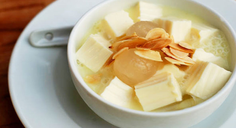 Cách làm chè khúc bạch phô mai: thành phẩm