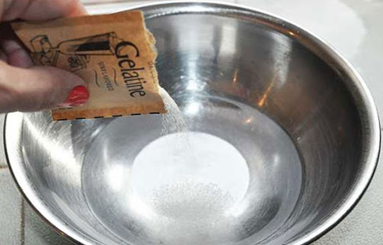 Cách làm chè khúc bạch phô mai: Pha bột gelatin