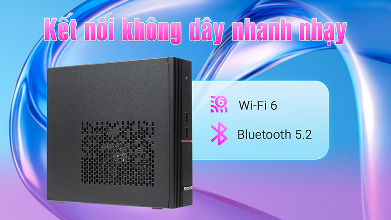 Mini ITX SingPC I51245H82-W kết nối không dây