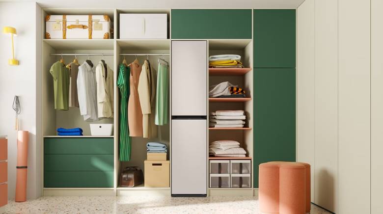 Samsung Bespoke AirDresser 3 móc DF18CB8600ERSV - Thiết kế sang trọng, tối giản