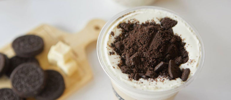 Trà sữa oreo cake cream cực thơm ngon
