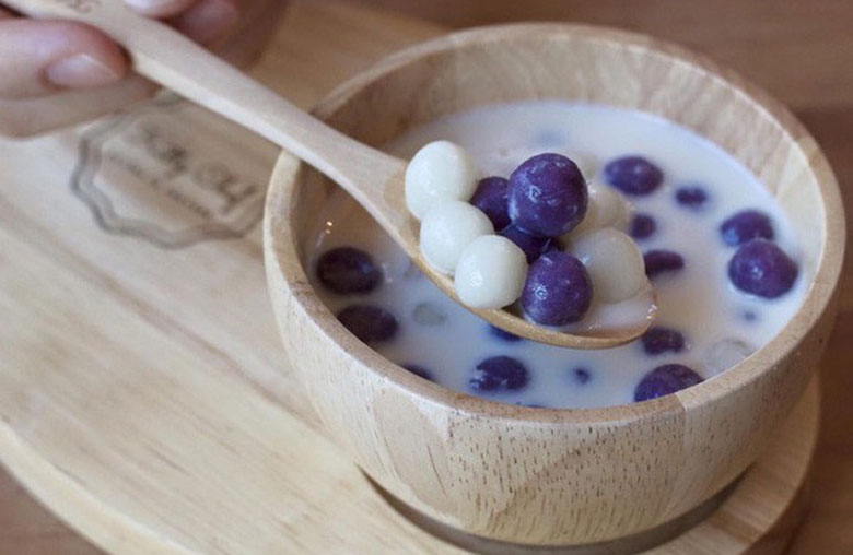 Cách làm chè khoai dẻo: thành phẩm