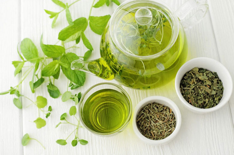 Các loại trà dùng để pha trà sữa: Trà xanh