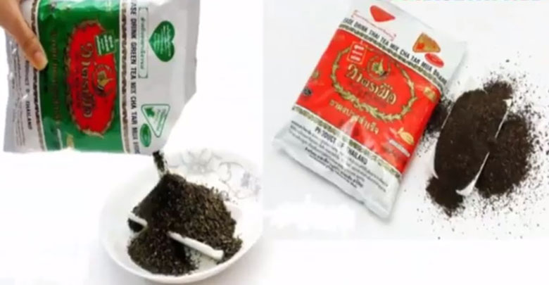 Các loại trà nấu trà sữa: Trà thái xanh đỏ