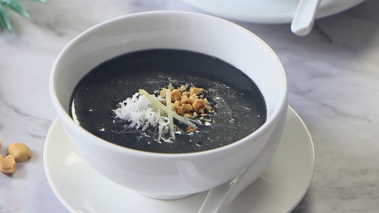 Cách nấu chè mè đen: thành phẩm