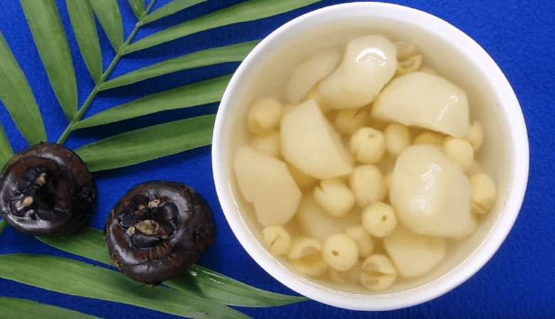 Cách nấu chè củ năng hạt sen: Tác dụng với sức khỏe