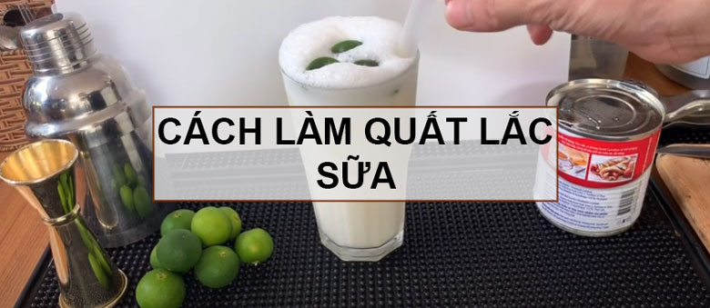 Thưởng thức ly quất lắc sữa tuyệt cú mèo