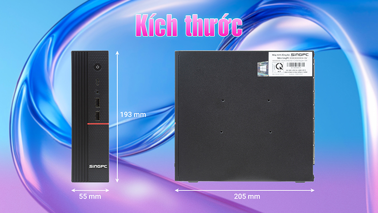 kích thước Mini ITX SingPC I51245H82-W