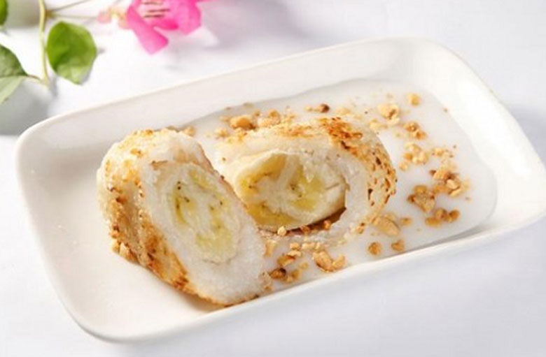 Cách làm chè chuối nướng: thành phẩm