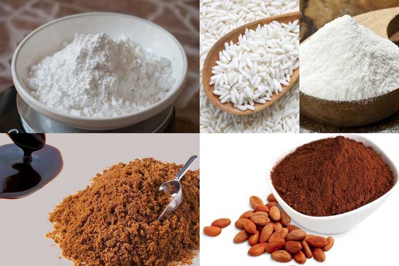 Sữa tươi trân châu đường đen hoa đậu biếc nguyên liệu làm trân châu đường đen