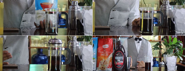 Cách làm trà sữa socola thực hiện ủ trà đen