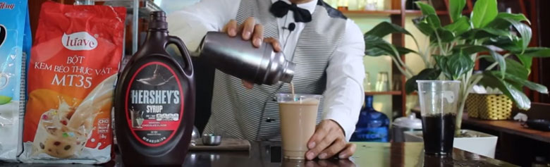 Ly trà sữa socola thơm ngon cùng thưởng thức ngay