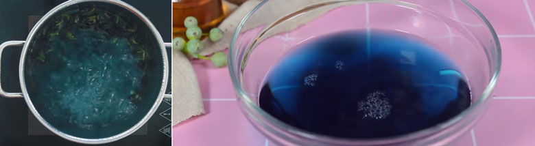 Cách làm trà chanh hoa đậu biếc bạn cần nấu hoa đậu biếc