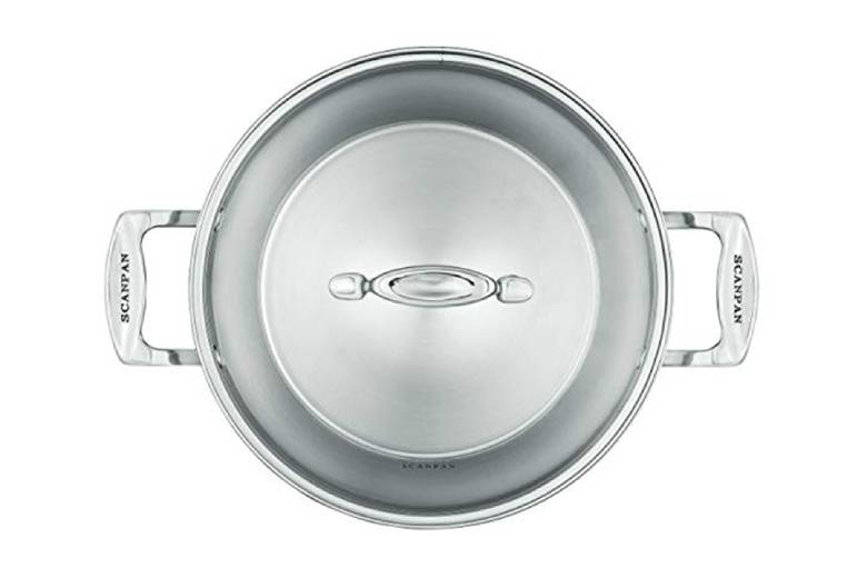  Nồi luộc gà inox 28cm Scanpan Impact 71502800 - Công nghệ đúc 3 lớp truyền nhiệt nhanh