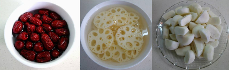 Cách nấu chè củ sen củ năng: Sơ chế nguyên liệu