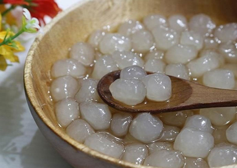 Trân châu trắng từ bột sắn dây ngon, dẻo