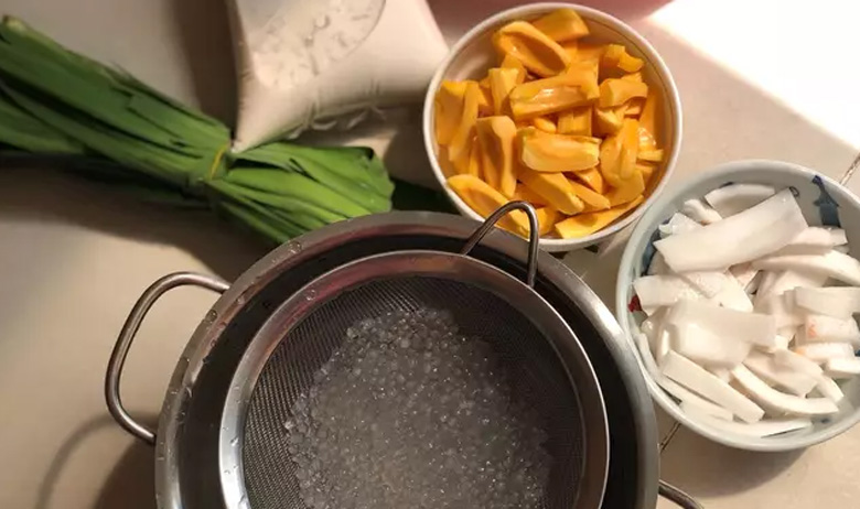 Cách nấu chè mít nước cốt dừa: Nguyên liệu