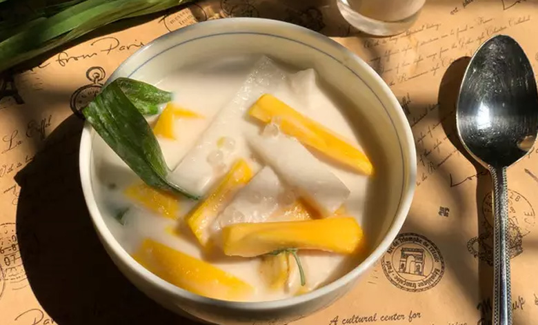 Cách nấu chè mít nước cốt dừa: thành phẩm