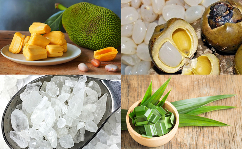 Cách nấu chè mít đác: Nguyên liệu