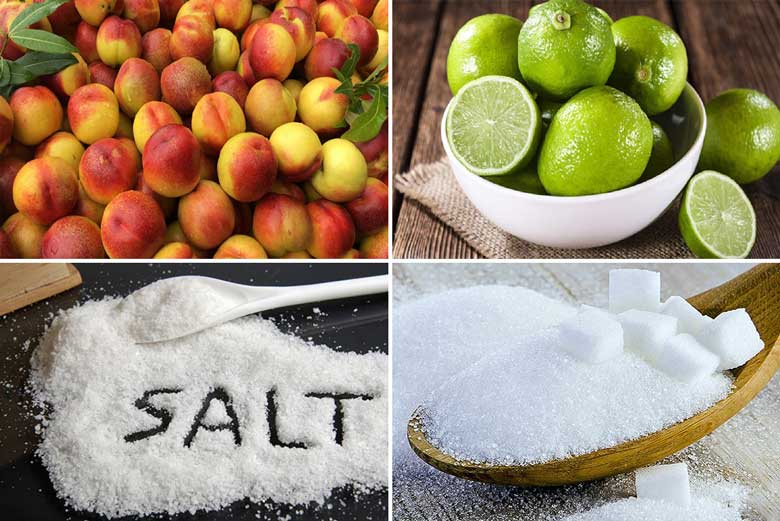 Trà sữa đào cần chuẩn bị nguyên liệu ngâm đào